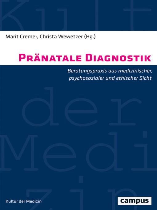 Title details for Pränatale Diagnostik by Marit Cremer - Wait list